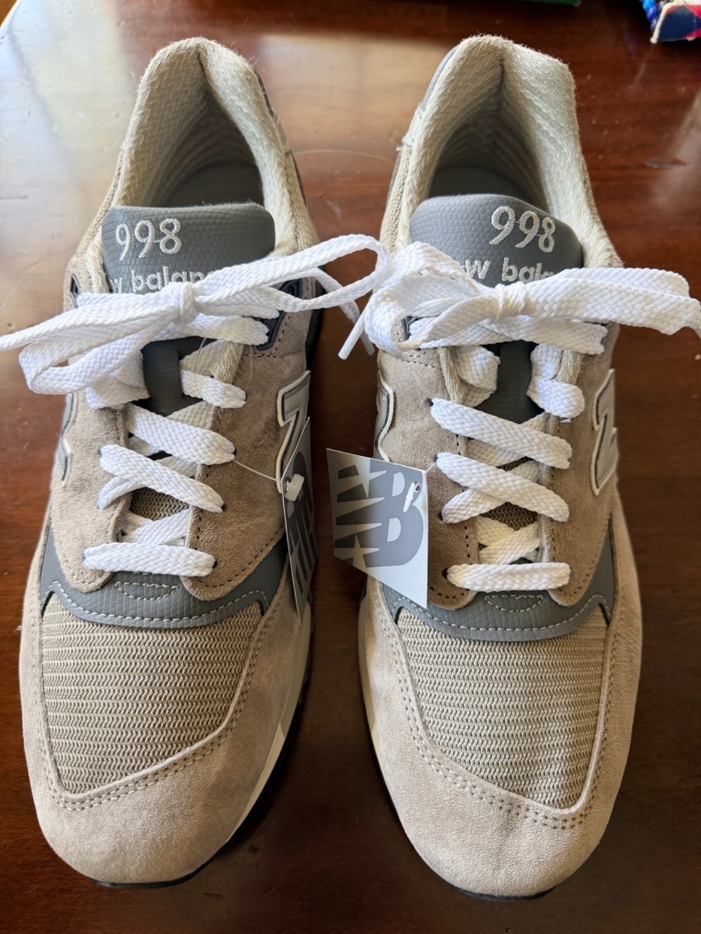 New Balance 998 Made in USA Sneakers – Men’s 10.5 – Beige/Tan Suede – NWT